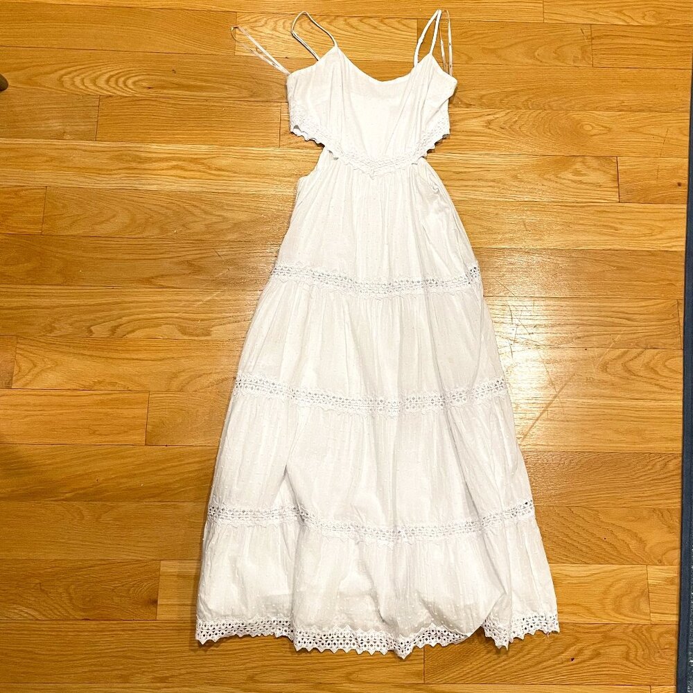 Lulus White Maxi Dress Size S